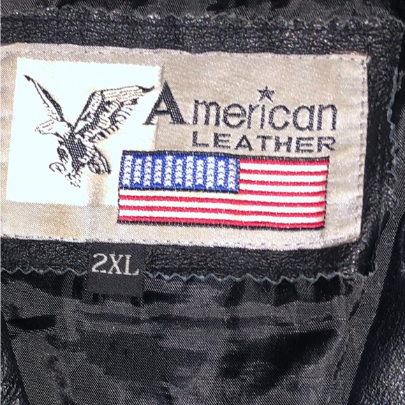 Women's Black Leather Jacket 2XL - Picture 2 of 16